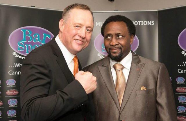 Scott Murray and 'The Hitman' Thomas Hearns. Photo Credit: Scott Murray