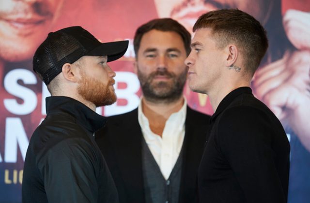 Gavin Gwynne and James Tennyson clash for the vacant British Lightweight title on August 1 Photo Credit: Matchroom Boxing