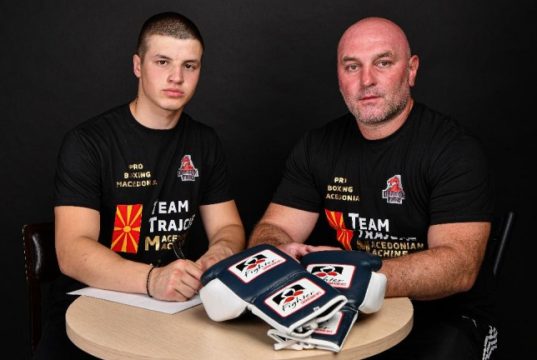 “The Macedonian Machine” Trajche Ilioski will be making his pro debut at 18 years of age. Photo Credit: Tony Tolj