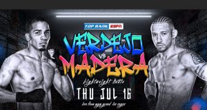 Felix Verdejo's clash with Will Madera has been elevated to main event after Marriaga-Yap was cancelled Photo Credit: Top Rank