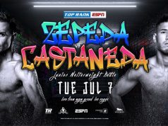Zepeda vs Castaneda live from the MGM Grand, 'The Bubble.' Credit: Top Rank