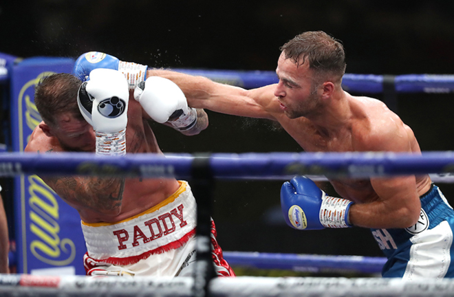 Cash landed two knockdowns in a dominant performance over Welborn Photo Credit: Mark Robinson/Matchroom Boxing