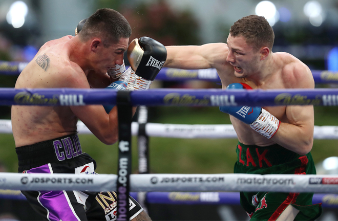 Jack Cullen and Zak Chelli battled to a split draw in the Fight Camp opener Photo Credit: Mark Robinson/Matchroom Boxing