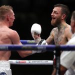 The British pair embraced after the final bell following a pulsating battle Photo Credit: Mark Robinson/Matchroom Boxing