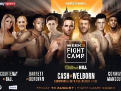 Fight Camp week three is headlined by Felix Cash vs Jason Welborn in a Commonwealth title bout. Credit: Matchroom Boxing