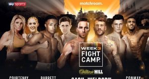 Fight Camp week three is headlined by Felix Cash vs Jason Welborn in a Commonwealth title bout. Credit: Matchroom Boxing