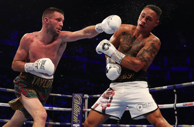 Taylor makes his first return since beating Regis Prograis last October Photo Credit: Mark Robinson/Matchroom Boxing