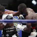 Kongo produced a ninth round stoppage of British rival Luther Clay Photo Credit: Mark Robinson/Matchroom Boxing