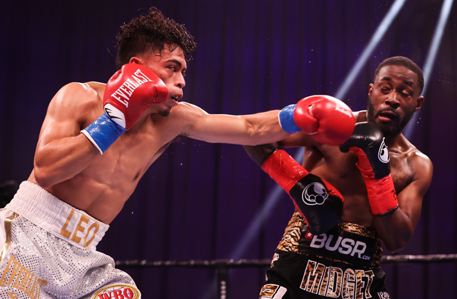 Leo dominated proceedings against late replacement Williams Photo Credit: Amanda Westcott/Showtime