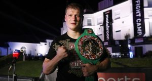 Povetkin claimed the WBC interim Heavyweight title and Diamond belt after his upset over Whyte Photo Credit: Mark Robinson/Matchroom Boxing