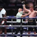 Povetkin celebrates as Whyte is left despondent at the end Photo Credit: Mark Robinson/Matchroom Boxing