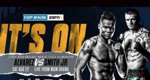 Eleider Alvarez faces Joe Smith Jr in a WBO Light-Heavyweight title eliminator on Saturday Photo Credit: Top Rank Boxing