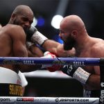 Babic stormed to a second round stoppage win over Shawndell Winters Photo Credit: Mark Robinson/Matchroom Boxing