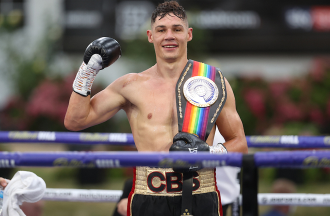 Chris Billam-Smith defended his Commonwealth Cruiserweight title for the first time in ruthless fashion Photo Credit: Mark Robinson/Matchroom Boxing