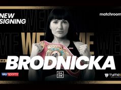 Ewa Brodnicka has signed a multi-fight promotional deal with Matchroom Boxing Photo Credit: Matchroom Boxing