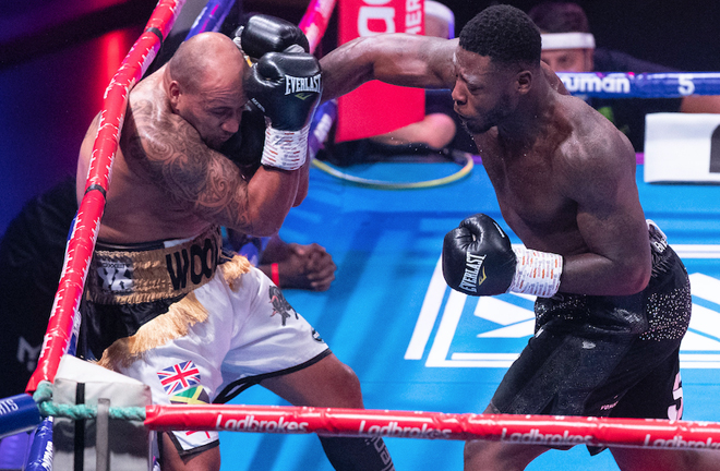 Isaac Chamberlain raced to a third round stoppage on his return for the first time in almost two years Photo Credit: Courtesy of Hennessy Sports