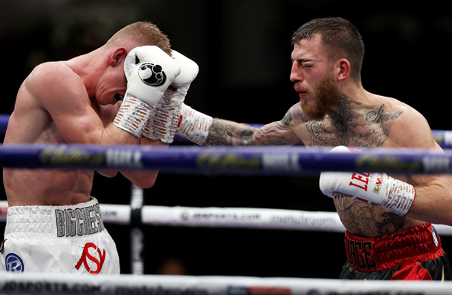 Eggington came on strong in the latter rounds Photo Credit: Mark Robinson/Matchroom Boxing