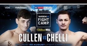 Jack Cullen will collide with Zak Chelli on the final Matchroom Fight Camp on August 22 Photo Credit: Matchroom Boxing