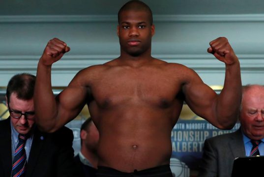Daniel Dubois weighed in two stone heavier than Ricardo Snijders ahead of their clash on Saturday