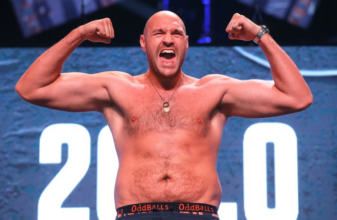 Fury has made a bold one round knock out prediction against Joshua Photo Credit: Mikey Williams/Top Rank