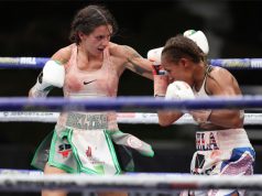 Harper showed her steel in a thrilling back and forth contest Photo Credit: Mark Robinson/Matchroom Boxing