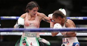 Harper showed her steel in a thrilling back and forth contest Photo Credit: Mark Robinson/Matchroom Boxing