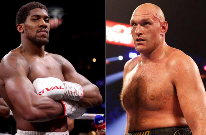 Anthony Joshua and Tyson Fury threaten early KO's in eventual undisputed Heavyweight world title clash Photo Credit: PA Images/Reuters