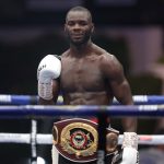 Kongo ripped away the WBO Global Welterweight title Photo Credit: Mark Robinson/Matchroom Boxing