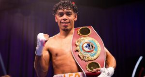 Angelo Leo was crowned WBO World Super-Bantamweight champion after beating Tramaine Williams on Saturday Photo Credit: Amanda Westcott/Showtime