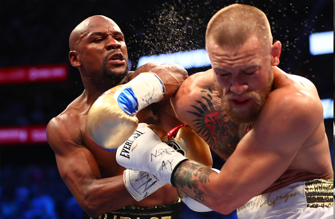 Floyd Mayweather faced Conor McGregor in his 50th bout. Photo Credit: NY Times