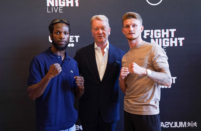 Jeff Ofori and Archie Sharp faced off at their press conference earlier in the week. Photo Credit: Round 'N' Bout Media