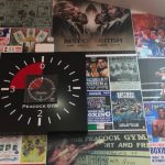 The new Peacock gym is decorated with posters from iconic fights and fighters