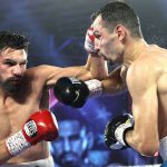 Jose Ramirez retained his unified Super-Lightweight titles against Viktor Postol in Las Vegas Photo Credit: Mikey Williams/Top Rank
