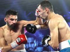 Jose Ramirez retained his unified Super-Lightweight titles against Viktor Postol in Las Vegas Photo Credit: Mikey Williams/Top Rank