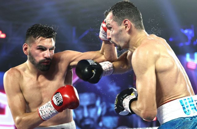 Jose Ramirez retained his unified Super-Lightweight titles against Viktor Postol in Las Vegas Photo Credit: Mikey Williams/Top Rank