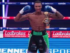Shakan Pitters claimed the vacant British Light-Heavyweight title on Saturday Photo Credit: Courtesy of Hennessy Sports