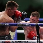 James Tennyson claimed the British Lightweight title in emphatic fashion against Gavin Gwynne Photo Credit: Mark Robinson/Matchroom Boxing