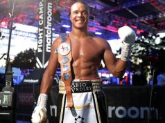 Fabio Wardley stopped Simon Vallily to win the English Heavyweight crown Photo Credit: Mark Robinson/Matchroom Boxing