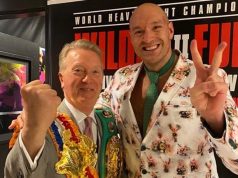 Frank Warren believes Tyson Fury should face Anthony Joshua rather than Dillian Whyte should he come through Deontay Wilder Photo Credit: Instagram / @frank_warren_official
