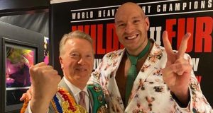 Frank Warren believes Tyson Fury should face Anthony Joshua rather than Dillian Whyte should he come through Deontay Wilder Photo Credit: Instagram / @frank_warren_official