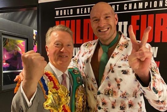 Frank Warren believes Tyson Fury should face Anthony Joshua rather than Dillian Whyte should he come through Deontay Wilder Photo Credit: Instagram / @frank_warren_official