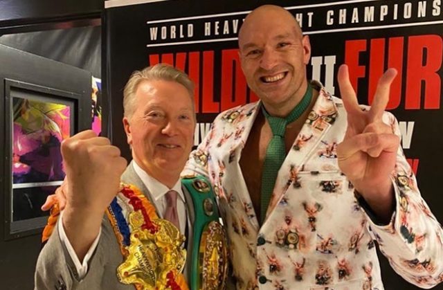 Frank Warren believes Tyson Fury should face Anthony Joshua rather than Dillian Whyte should he come through Deontay Wilder Photo Credit: Instagram / @frank_warren_official