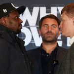 Dillian Whyte will put his WBC mandatory position at stake against Alexander Povetkin on Saturday Photo Credit: Matchroom Boxing