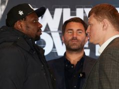 Dillian Whyte will put his WBC mandatory position at stake against Alexander Povetkin on Saturday Photo Credit: Matchroom Boxing