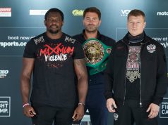Dillian Whyte will put his WBC mandatory position at stake against Alexander Povetkin on Saturday Photo Credit: Mark Robinson/Matchroom Boxing