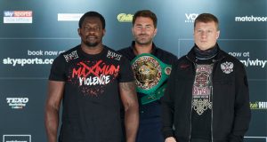 Dillian Whyte will put his WBC mandatory position at stake against Alexander Povetkin on Saturday Photo Credit: Mark Robinson/Matchroom Boxing