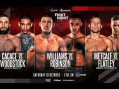 Liam Williams defends his British title against Andrew Robinson on Oct 10 live on BT Sport Photo Credit: Queensberry Promotions