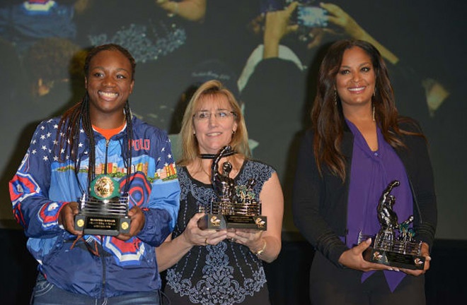 Claressa Shields, Martin and Laila Ali. Three of the best female fighters ever. Photo Credit: The Shadow League