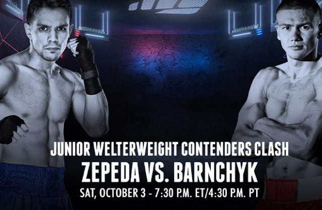 Zepeda and Barnchyk clash in this rescheduled bout. Photo Credit: Top Rank
