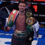 Josh Taylor eased past Apinun Khongsong in a round to retain his IBF and WBA Super-Lightweight world titles at York Hall Photo Credit: Queensberry Promotions